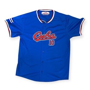 Vintage Cuba National Team Baseball Jersey